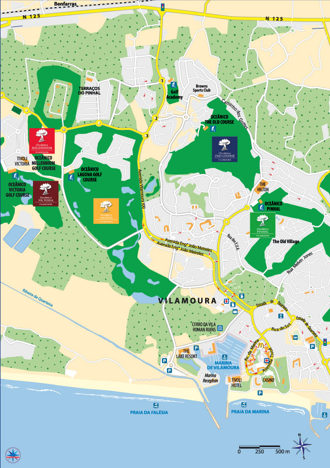 Vilamoura Map